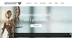 Desktop Screenshot of answer.com.pl
